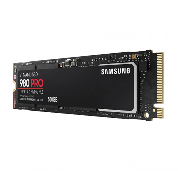 Ổ cứng SSD Samsung 980 PRO 500GB M.2 NVMe Gen4.0 x4 MZ-V8P500BW (Tốc độ đọc/ghi: 6900 MB/s/5000 MB/s)