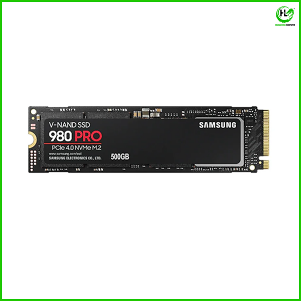 Ổ cứng SSD Samsung 980 PRO 500GB M.2 NVMe Gen4.0 x4 MZ-V8P500BW (Tốc độ đọc/ghi: 6900 MB/s/5000 MB/s)