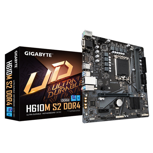 Mainboard Gigabyte H610M S2 DDR4 (Intel H610/ Socket 1700/ 2 khe ram/ DDR4)