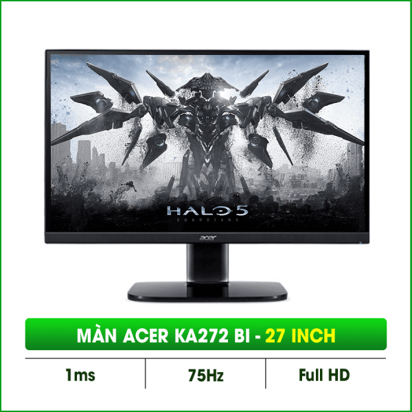 Màn hình Acer KA272 BI (27inch/FHD/IPS/75Hz/1ms/250nits/HDMI+VGA/Freesync)