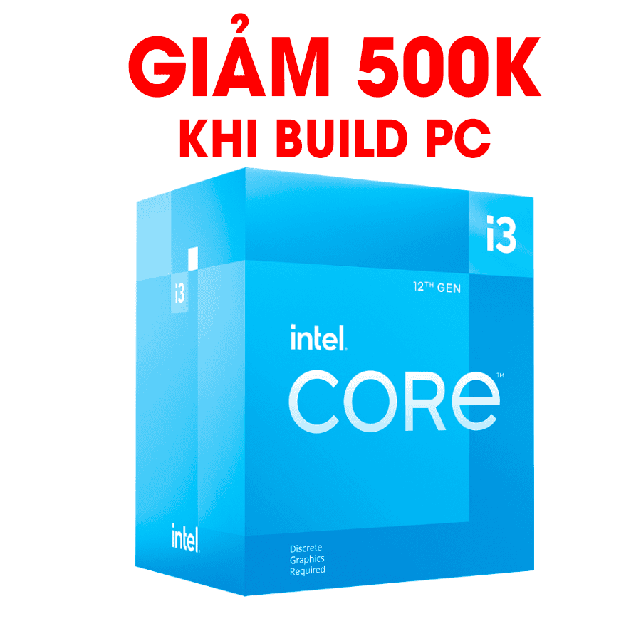 CPU Intel Core i3 12100F (3.3GHz turbo up to 4.3GHz, 4 nhân 8 luồng, 12MB Cache)(BOX)