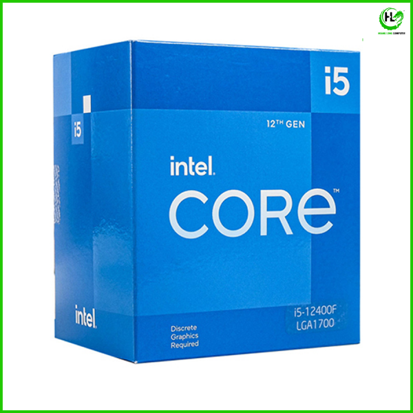 Intel Core i5-12400F(Up To 4.40GHz, 6 Nhân 12 Luồng,18MB Cache, Socket 1700, Alder Lake)Tray