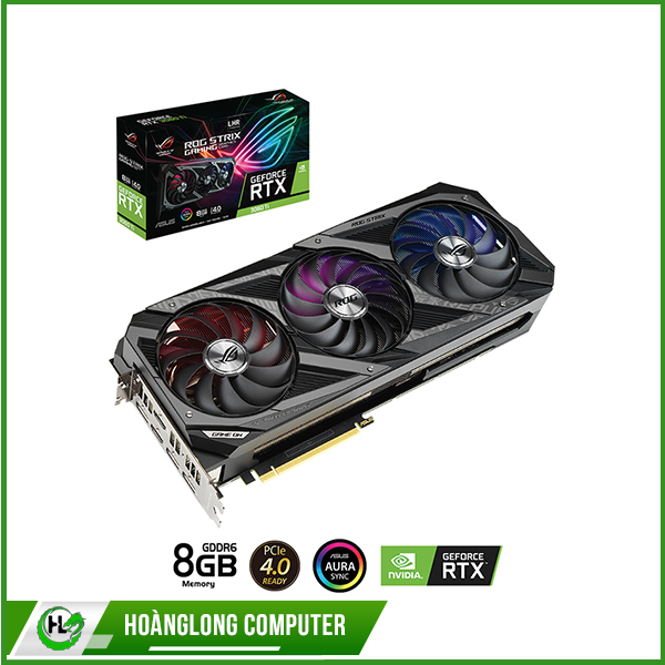 Card màn hình Asus ROG STRIX-RTX 3060 Ti-8G-V2-GAMING