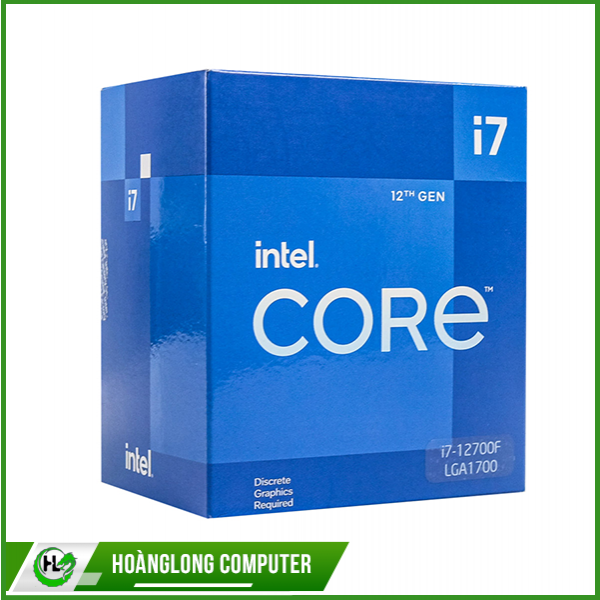 CPU Intel Core i7-12700F BOX (Up to 4.8Ghz, 12 nhân 20 luồng, 25MB Cache, 125W) - Socket Intel LGA 1700)