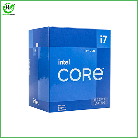 Cpu Intel Core I7-12700F BOX (Up to 4.8Ghz, 12 nhân 20 luồng, 25MB Cache, 125W - Socket Intel LGA 1700)