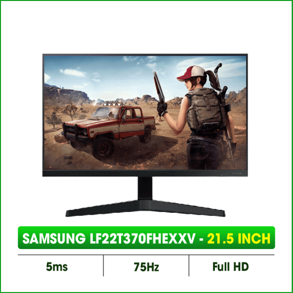 Màn hình Samsung LF22T370FHEXXV (21.5 inch/FHD/IPS/75Hz/5ms/250nits/HDMI+DP/Freesync)