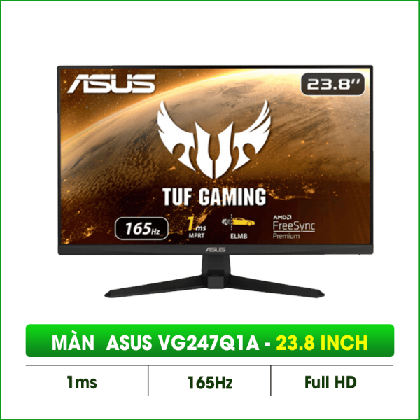 Màn hình Asus VG247Q1A (23.8 inch/FHD/VA/165Hz/1ms/350 nits/HDMI+DP+Audio)