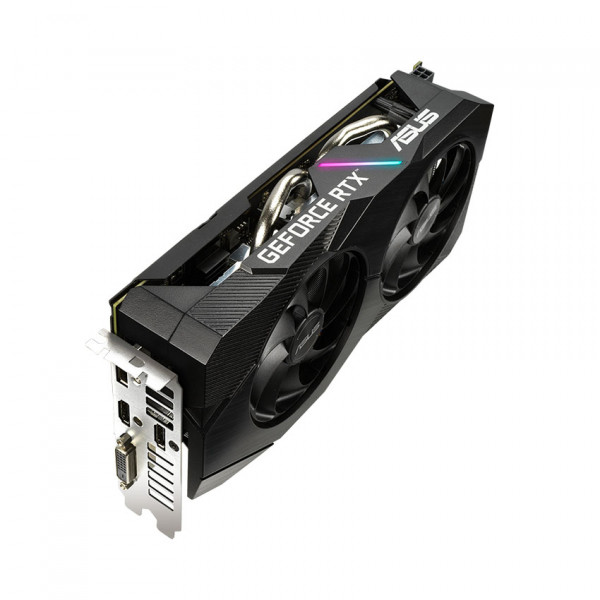 Card màn hình Asus DUAL-RTX2060-12G-EVO (12GB GDDR6, 192-bit, DVD-I+HDMI+DP, 1x8-pin)