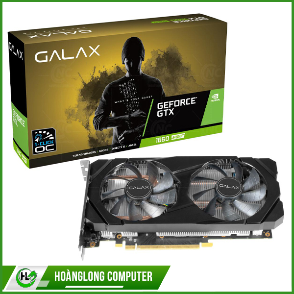 Card màn hình GALAX GeForce GTX 1660 SUPER 1-CLICK OC