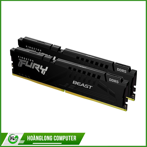 KIT RAM KINGSTON FURY 32GB 4800MHZ DDR5 CL38 DIMM (2x16G) FURY BEAST BLACK