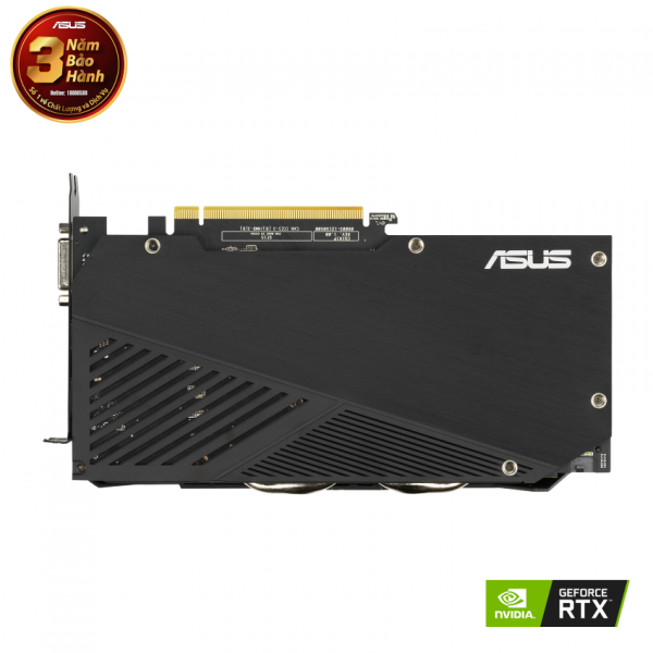 Card màn hình Asus DUAL RTX 2060-6G EVO (6GB GDDR6, 192-bit, DVI+HDMI+DP, 1x8-pin)