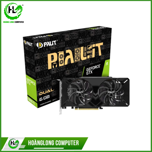 VGA Palit GeForce GTX 1660 Ti Dual 6GB GDDR6 NE6166T018J9-1160C