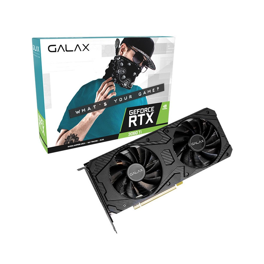 GALAX GeForce RTX 3060 Ti 8G(1-Click OC) LHR(Qua Sử dụng Bảo hành hãng 12 Tháng)