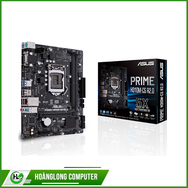 Mainboard ASUS H310M PRIME H310M-CS R2.0 (Intel H310 , Socket 1151, m-ATX, 2 khe RAM DDR4)