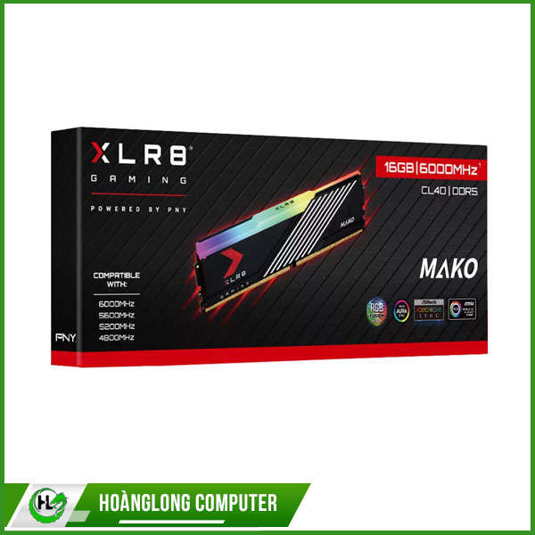 RAM DDR5 XLR8 32GB( 16G*2) DDR5 6000MHz CL40 MAKO RGB Desktop