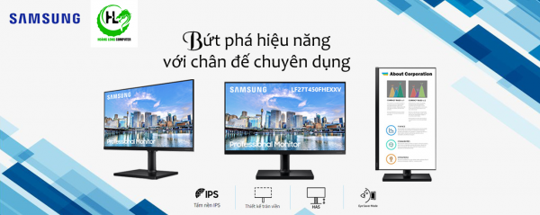 Màn hình LCD 27” Samsung LF27T450FQEXXV FHD IPS 75Hz Freesync