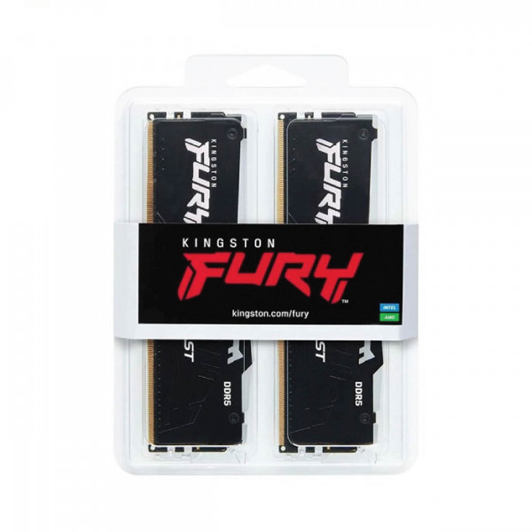 Ram Kingston FURY Beast RGB 64GB (2x32GB) DDR5 bus 5200Mhz (KF552C40BBAK2-64)