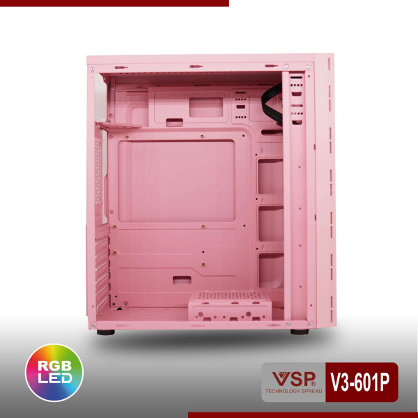 Vỏ Nguồn Máy Tính VSP V3-601P - Màu Hồng