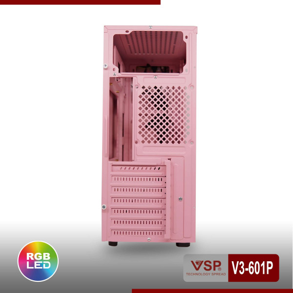 Vỏ Nguồn Máy Tính VSP V3-601P - Màu Hồng