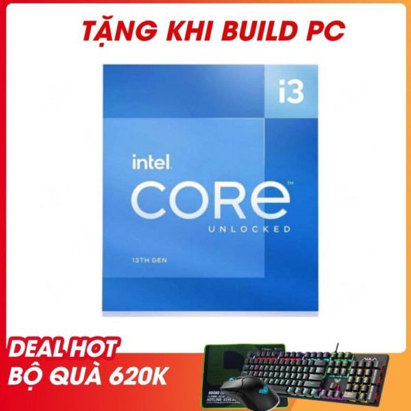 Cpu Intel Core I3 13100F (Up to 4.5 GHz | 4 Nhân | 8 Luồng | Socket 1700) Tray