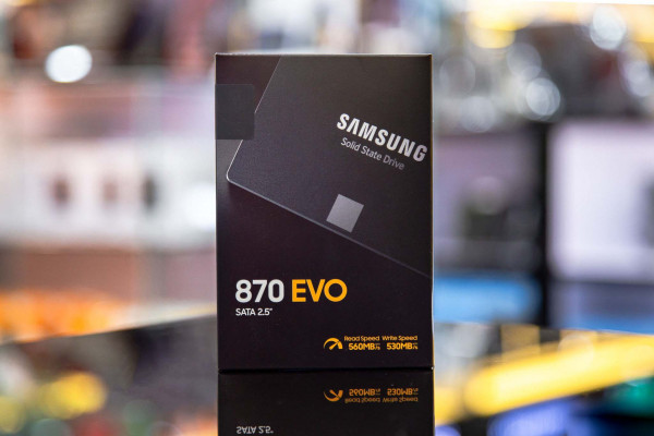 SSD SAMSUNG 870 EVO 250GB (ĐỌC 550MB/s - GHI 520MB/s) SATA III 2.5INCH (MZ-77E250BW)