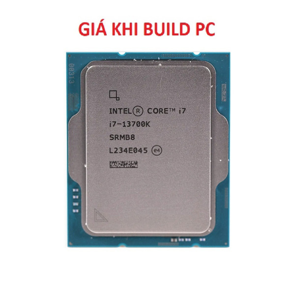 CPU Intel Core i7 13700K (Up To 5.40GHz, 16 Nhân 24 Luồng, 30M Cache, Raptor Lake) - TRAY NEW