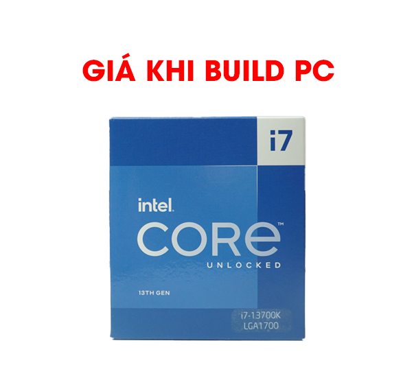 CPU Intel Core i7 13700K (Up To 5.40GHz, 16 Nhân 24 Luồng, 30M Cache, Raptor Lake) - TRAY NEW