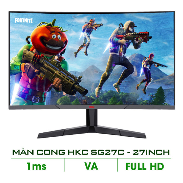 Màn hình HKC 27 inch Cong 165Hz| SG27C  (Cong, Full viền, FHD, VA 165 Hz| HDMI+ DP)