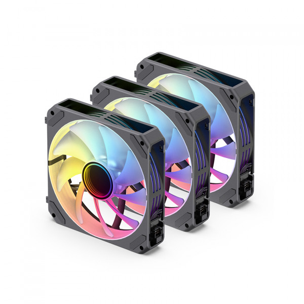 FAN CASE TẢN NHIỆT JONSBO ZG-120B BLACK (3IN1/ GHÉP NỐI KHÔNG DÂY)