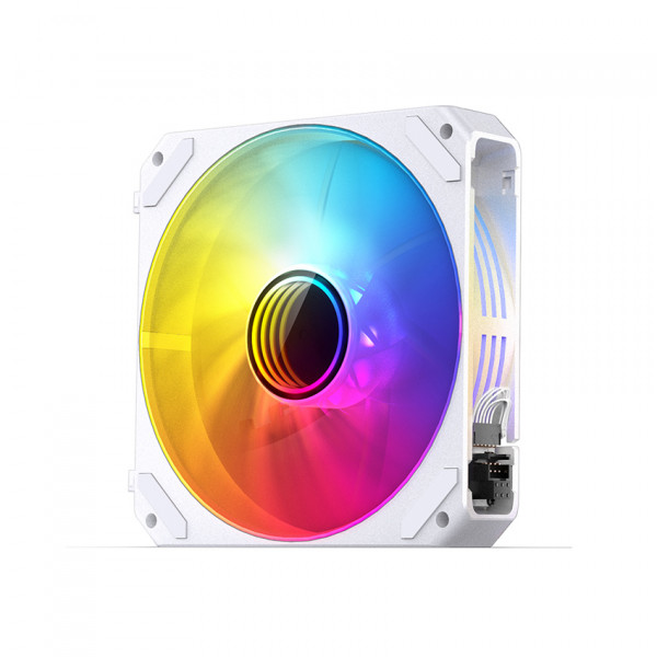FAN CASE TẢN NHIỆT JONSBO ZG-120W WHITE (3IN1/ GHÉP NỐI KHÔNG DÂY)