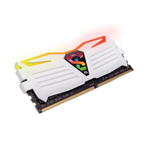 RAM GEIL SUPER LUCE 8G (1x8GB) BUS 3200 RGB DDR4 8G WHITE