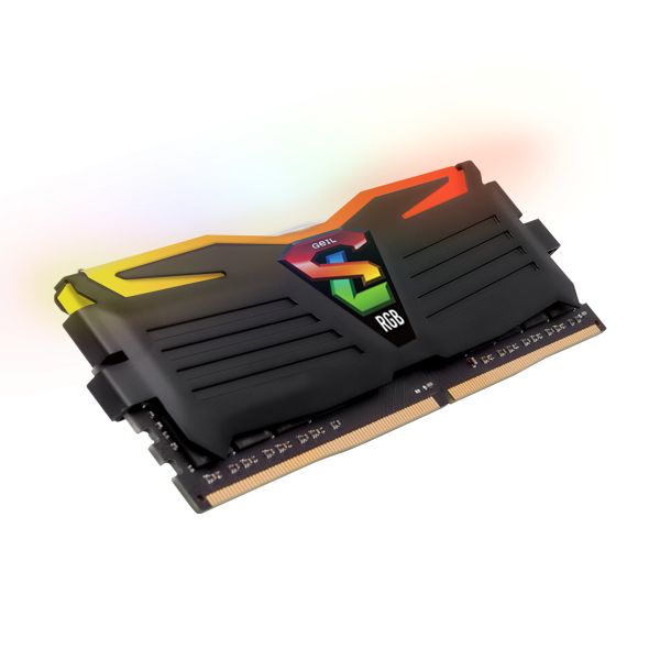 RAM GEIL SUPER LUCE 16GB BUS 3200 RGB DDR4 BLACK