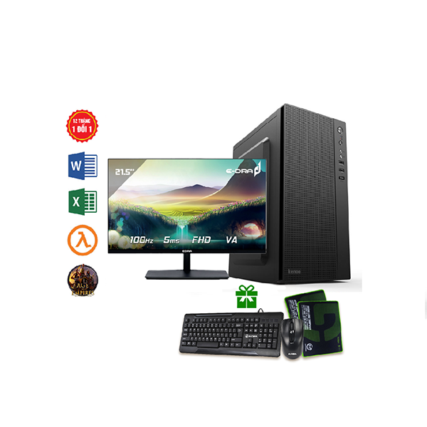 CORE I5 10400 | RAM 8G | SSD 240G | Màn 22 Inch