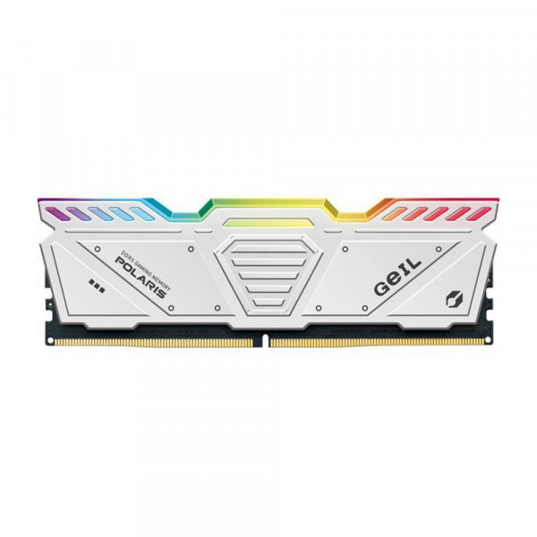 RAM GEIL POLARIS 16GB BUS 5200 DDR5 RGB WHITE (GAOSW516GB5200C42SC)