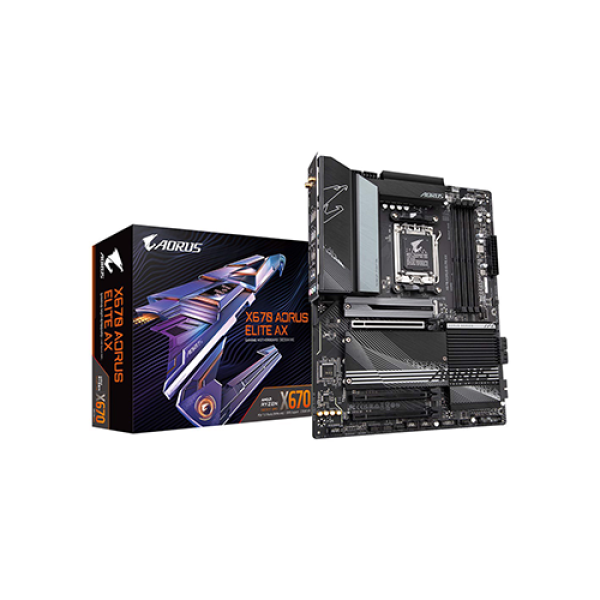 MAIN GIGABYTE X670 AORUS ELITE AX DDR5 (AMD X670, SOCKET AM5, ATX, 4 KHE RAM DDR5)-BH HLC 36TH