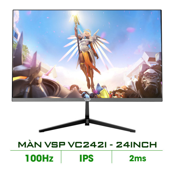 MÀN HÌNH VSP IPS 24INCH VC242I - 100HZ - 2MS - ĐEN