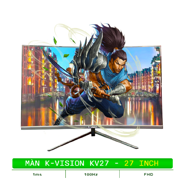 MÀN HÌNH KV-VISION KVG27100H (27 INCH/FHD/100Hz/VGA+HDMI/1MS/CONG)