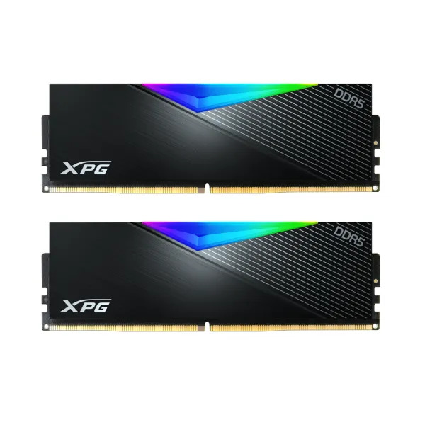 KIT RAM ADATA LANCER DDR5 32GB(16x2) 6000Mhz BLACK RGB AX5U6000C3016G-BLARBK