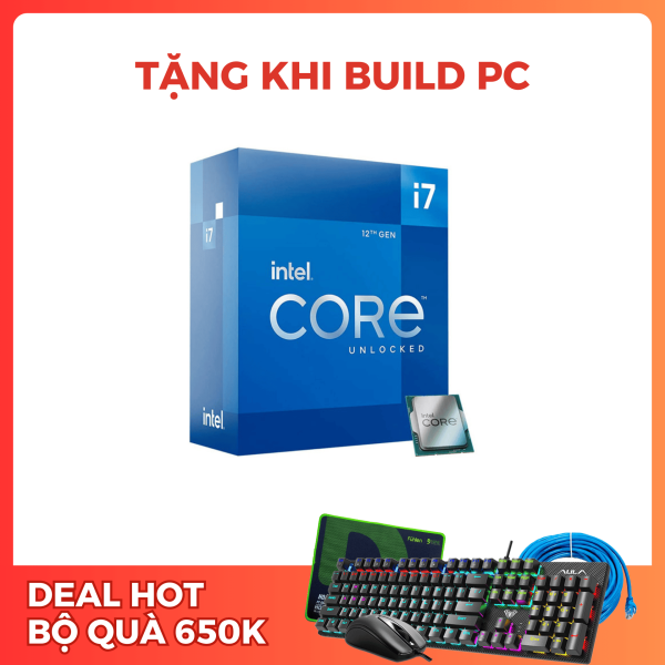 Cpu Intel Core I7-12700K Box   (Intel LGA1700 - 12 Core - 20 Thread - Base 3.6Ghz - Turbo 5.0Ghz - Cache 25MB)