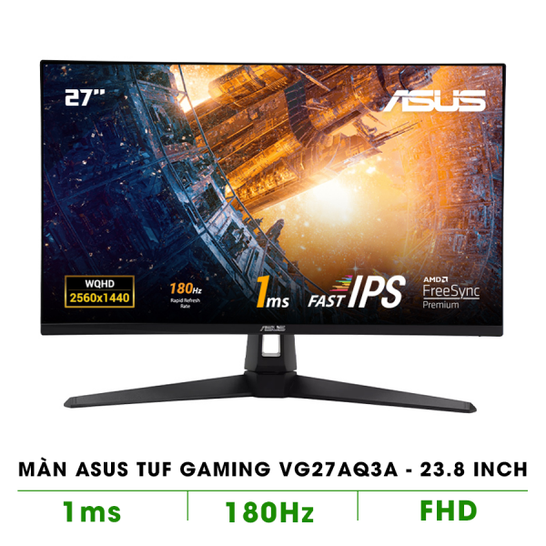 MÀN HÌNH GAMING ASUS TUF GAMING VG27AQ3A (27.0 INCH - QHD - IPS - 180HZ - 1MS - FREESYNC)