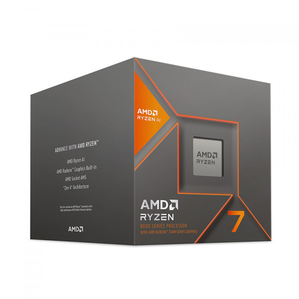 CPU AMD Ryzen 7 8700G (4.2 GHz Boost 5.1 GHz | 8 Cores / 16 Threads | 16 MB Cache)
