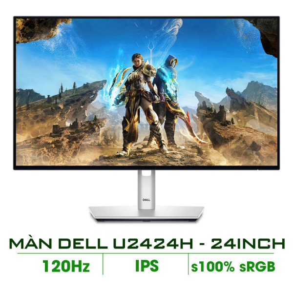 Màn Hình Dell UltraSharp U2424H (23.8 inch - FHD - IPS - 120Hz - 5ms - DRR - TMDS - USB TypeC)