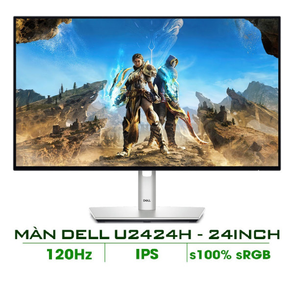 Màn Hình Dell UltraSharp U2424H (23.8 inch - FHD - IPS - 120Hz - 5ms - DRR - TMDS - USB TypeC)
