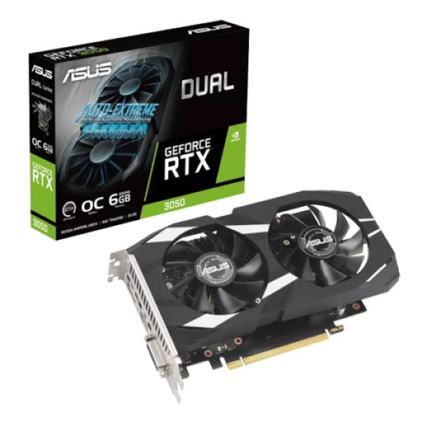 VGA ASUS DUAL RTX 3050 6GB DDR6 (DUAL-RTX3050-6G)