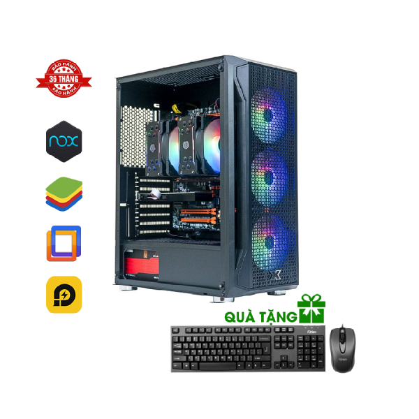 Đơn Xeon E5-2680v4 I Ram 64G I GTX 1070 8G I NVME 512GB