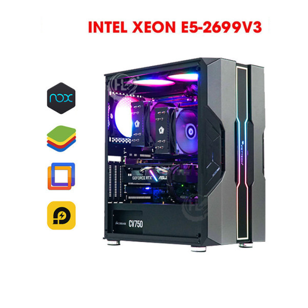 Đơn Xeon E5-2699 V3 I Ram 96G I GTX 1080 TI 11G I NVME 512GB