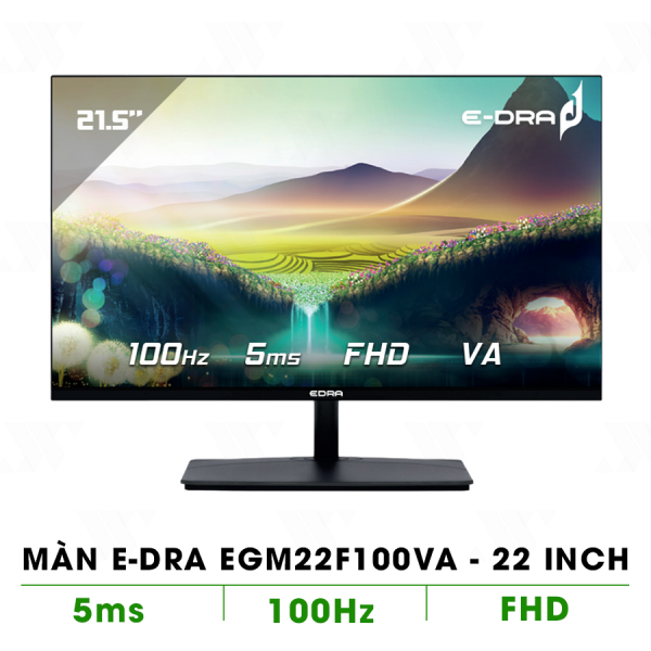 Màn hình E-DRA EGM22F100VA 22 inch FHD VA 100Hz 5ms