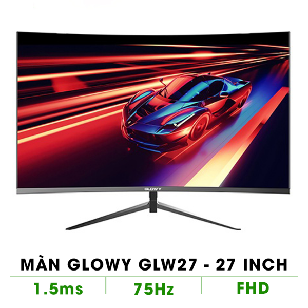 MÀN HÌNH MÁY TÍNH CONG GLOWY GLW27 27INCH FULLHD 75HZ VGA-HDMI - 2ND