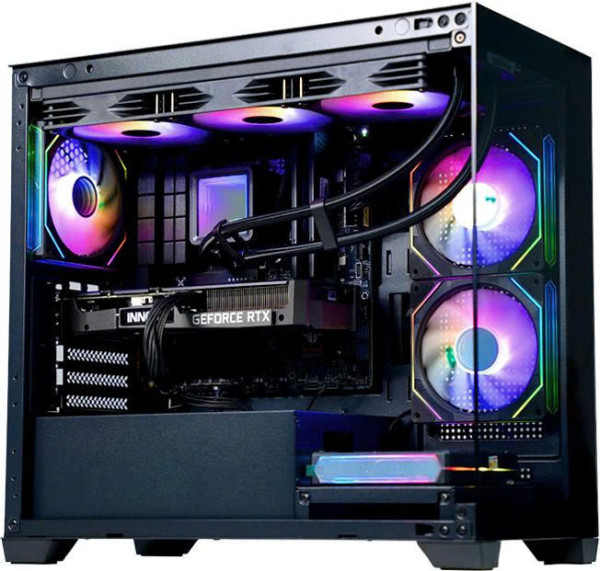 VỎ CASE AIGO C218M M-ATX BLACK - KHÔNG FAN