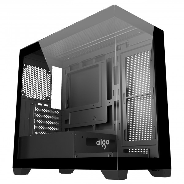 VỎ CASE AIGO C218M M-ATX BLACK - ( tặng 3 Fan Led build PC) 